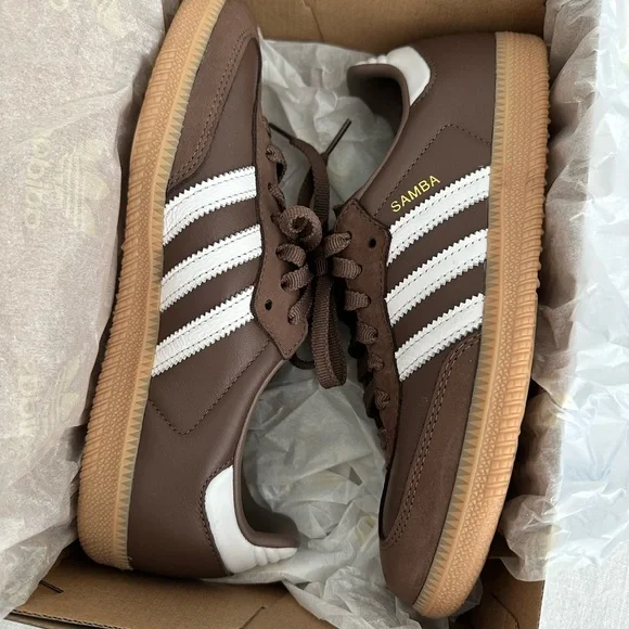 Adidas Samba Brown Sneakers - in box, never worn - Picture 2 of 4